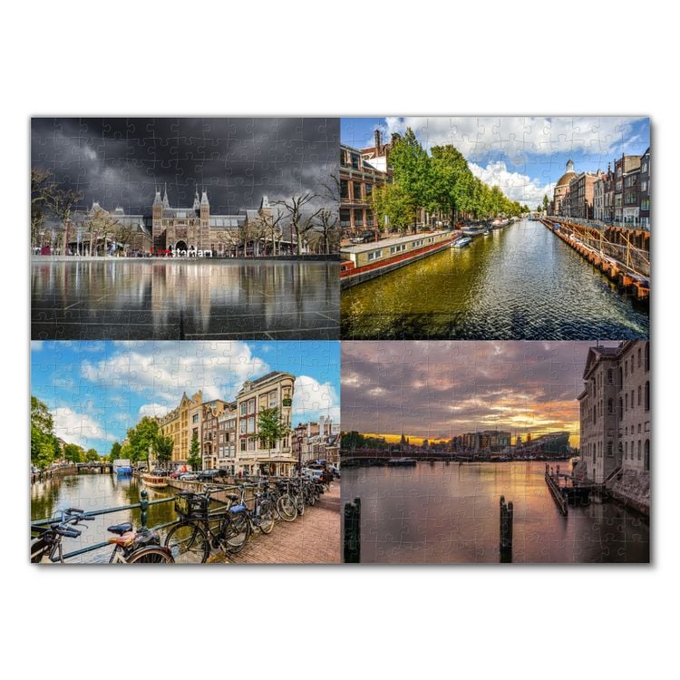 Produktbild: Lais Puzzle Collage Amsterdam 3 500 Teile