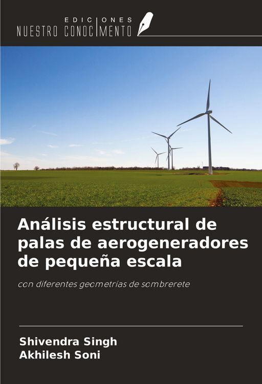 Produktbild: An&aacute;lisis estructural de palas de aerogeneradores de peque&ntilde;a escala