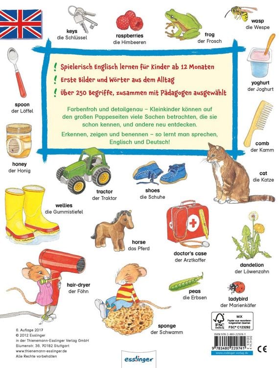Produktbild: Mein erstes gro&szlig;es Bildw&ouml;rterbuch &ndash; Englisch/Deutsch