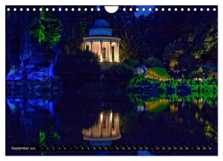 Produktbild: Kassel bei Nacht (Wandkalender 2026 DIN A4 quer), CALVENDO Monatskalender