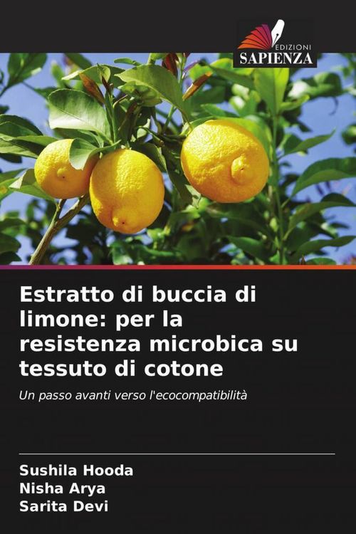 Produktbild: Estratto di buccia di limone: per la resistenza microbica su tessuto di cotone