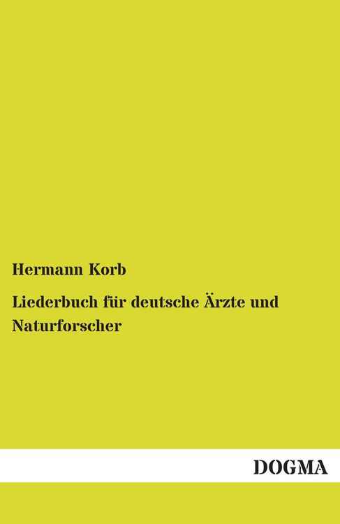 Produktbild: Liederbuch f&uuml;r deutsche &Auml;rzte und Naturforscher