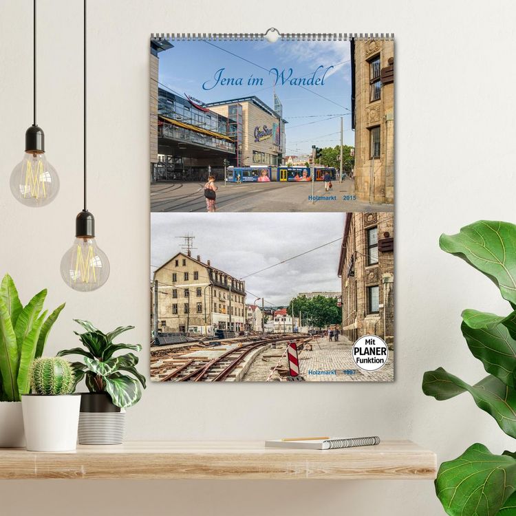 Produktbild: Jena im Wandel (Wandkalender 2026 DIN A2 hoch), CALVENDO Monatskalender