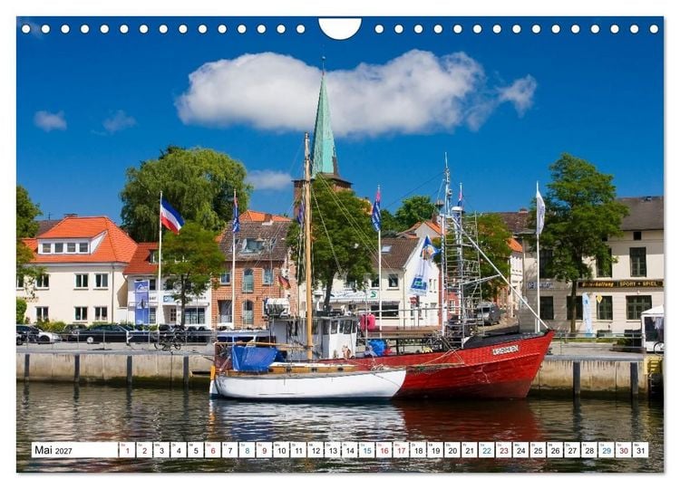 Produktbild: Die Ostseek&uuml;ste von Neustadt bis Travem&uuml;nde (Wandkalender 2027 DIN A4 quer), CALVENDO Monatskalender