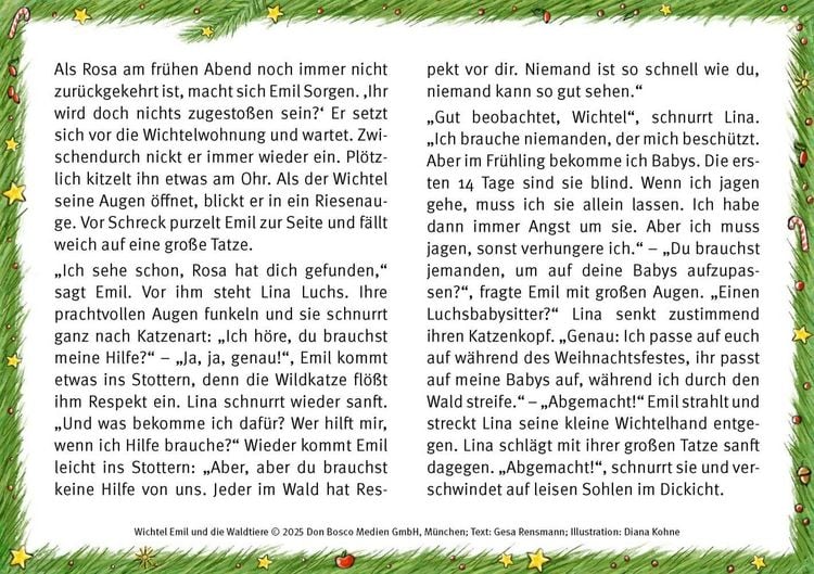 Produktbild: Wichtel Emil und die Waldtiere. 24 Geschichten zum Vorlesen im Advent. F&uuml;r Kinder von 3 bis 6