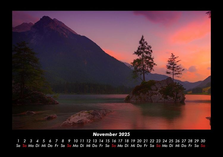 Produktbild: Bergige Welten 2025 Fotokalender DIN A3