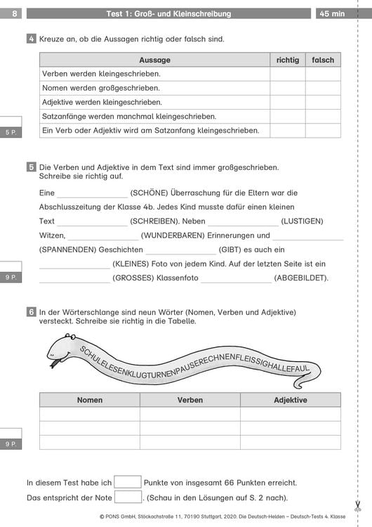 Produktbild: Deutsch-Tests 4. Klasse
