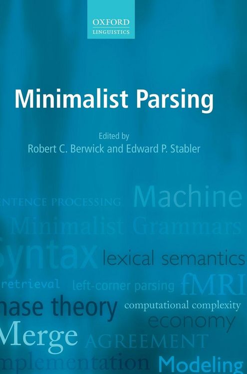 Produktbild: Minimalist Parsing