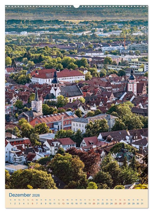 Produktbild: ETTLINGEN (Wandkalender 2026 DIN A2 hoch), CALVENDO Monatskalender