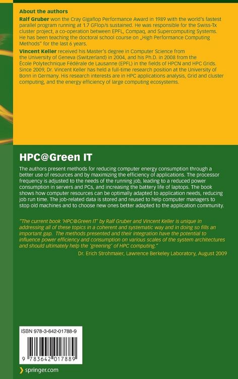 Produktbild: Hpc@green It