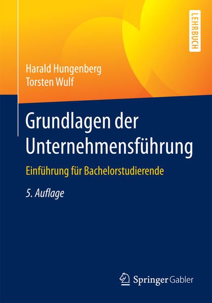 Produktbild: Grundlagen der Unternehmensf&uuml;hrung