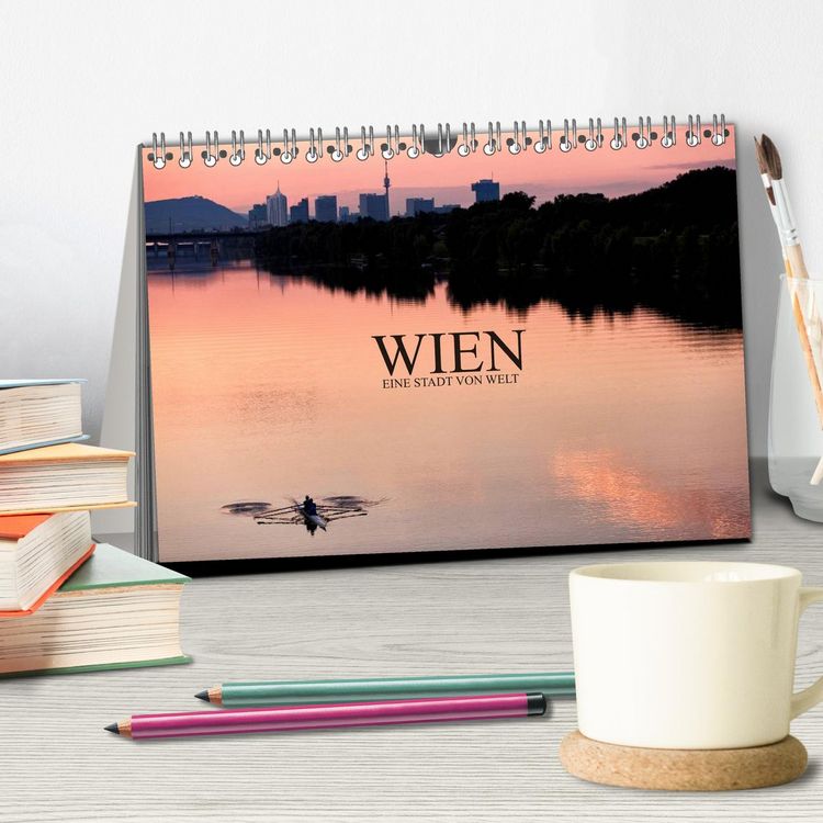 Produktbild: WIEN - EINE STADT VON WELT (Tischkalender 2026 DIN A5 quer), CALVENDO Monatskalender