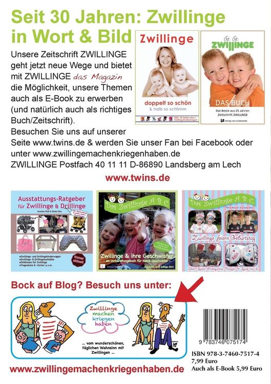 Produktbild: Zwillinge - das Magazin M&auml;rz/April 2018