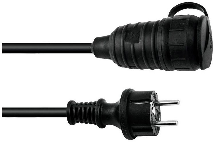 Produktbild: Eurolite 30245698 Strom Verl&auml;ngerungskabel 16A Schwarz 15m H07RN-F 3G 1,5mm&sup2;