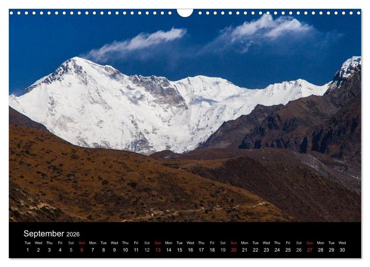 Produktbild: Mount Everest Trek (Wall Calendar 2026 DIN A3 landscape), CALVENDO 12 Month Wall Calendar