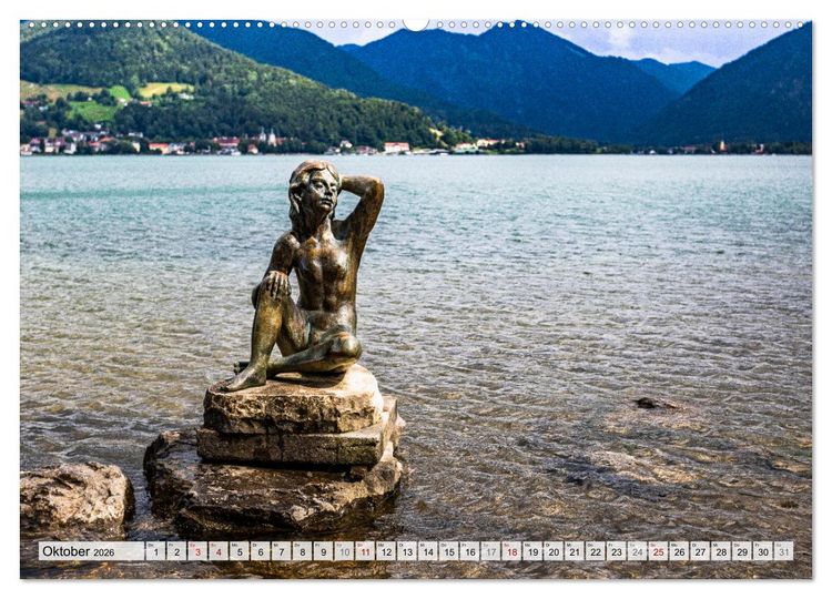 Produktbild: Magischer Tegernsee (hochwertiger Premium Wandkalender 2026 DIN A2 quer), Kunstdruck in Hochglanz
