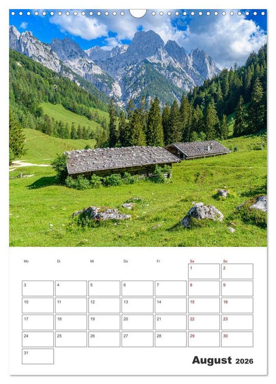 Produktbild: Vier Jahreszeiten im Berchtesgadener Land (Wandkalender 2026 DIN A3 hoch), CALVENDO Monatskalender