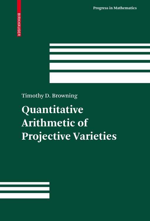 Produktbild: Quantitative Arithmetic of Projective Varieties