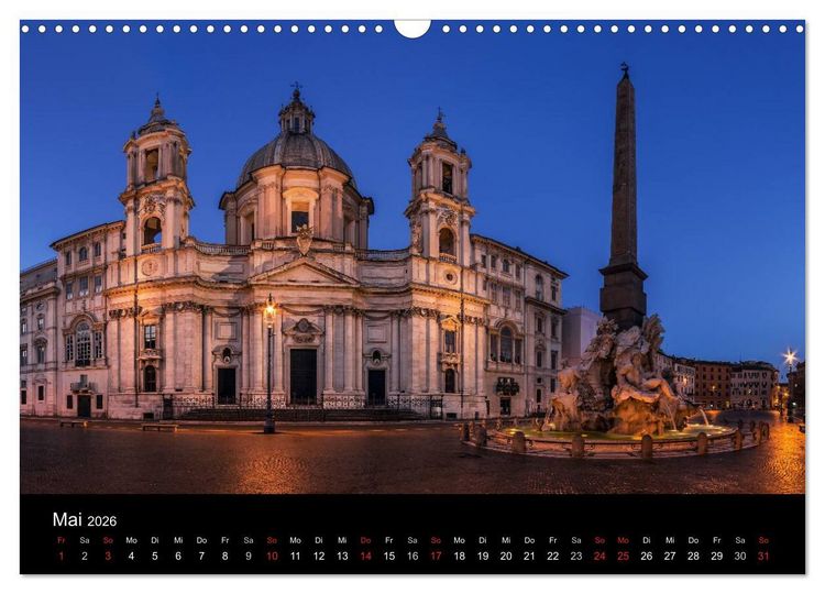 Produktbild: Rom - Impressionen aus der ewigen Stadt (Wandkalender 2026 DIN A3 quer), CALVENDO Monatskalender