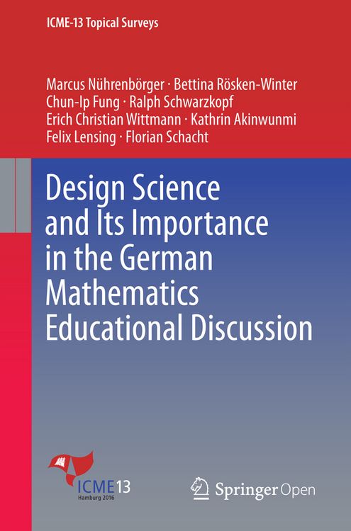 Produktbild: Design Science and Its Importance in the German Mathematics Educational Discussion