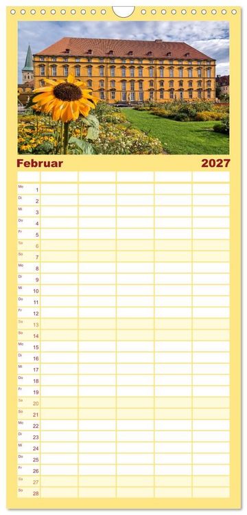 Produktbild: Familienplaner 2027 - Osnabr&uuml;ck...meine Stadt mit 5 Spalten (Wandkalender, 21 x 45 cm) CALVENDO