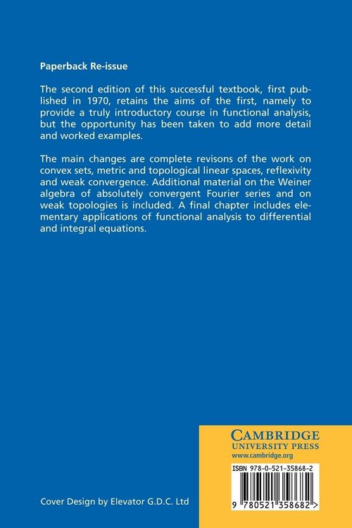 Produktbild: Elements of Functional Analysis