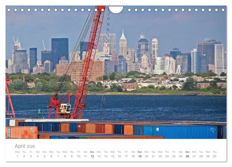 Produktbild: Fascination of Shipping On board around the world (Wall Calendar 2026 DIN A4 landscape), CALVENDO 12 Month Wall Calendar