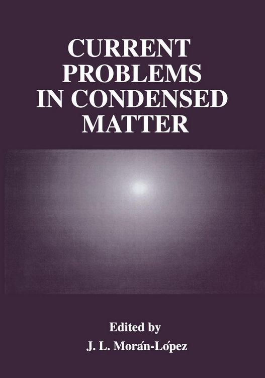 Produktbild: Current Problems in Condensed Matter