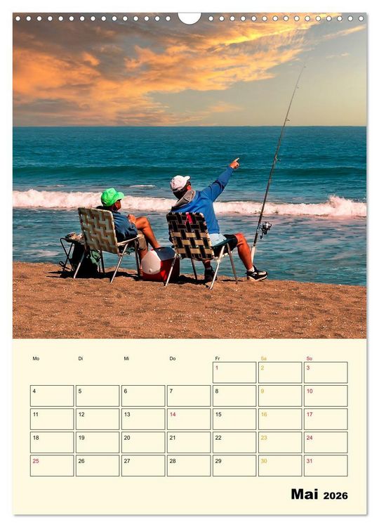 Produktbild: Angeln - extrem faszinierend (Wandkalender 2026 DIN A3 hoch), CALVENDO Monatskalender