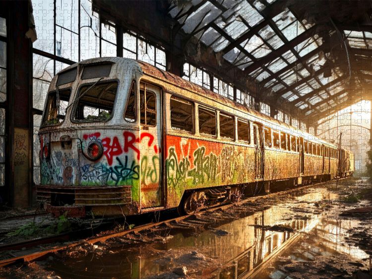 Produktbild: CALVENDO Puzzle Stra&szlig;enbahn | 1000 Teile Lege-Gr&ouml;&szlig;e 64x48cm Foto-Puzzle f&uuml;r gl&uuml;ckliche Stunden