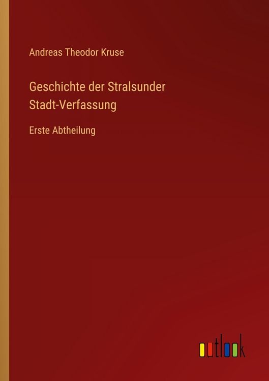 Produktbild: Geschichte der Stralsunder Stadt-Verfassung