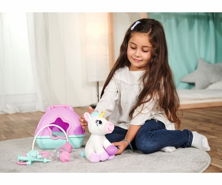 Produktbild: Doktorkoffer mit Pl&uuml;sch Einhorn