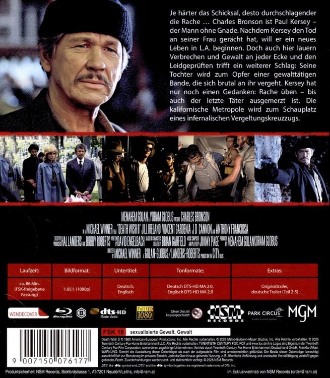 Produktbild: Death Wish 2 - Der Mann ohne Gnade