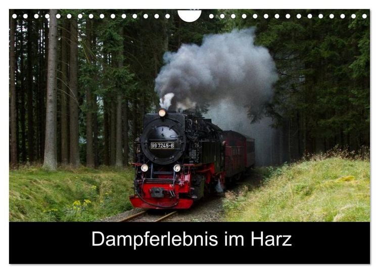 Produktbild: Dampferlebnis im Harz (Wandkalender 2026 DIN A4 quer), CALVENDO Monatskalender