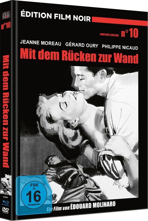 Produktbild: Mit dem R&uuml;cken zur Wand - Limited Mediabook (Film Noir Edition Nr. 10) (+ DVD)