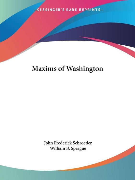 Produktbild: Maxims of Washington