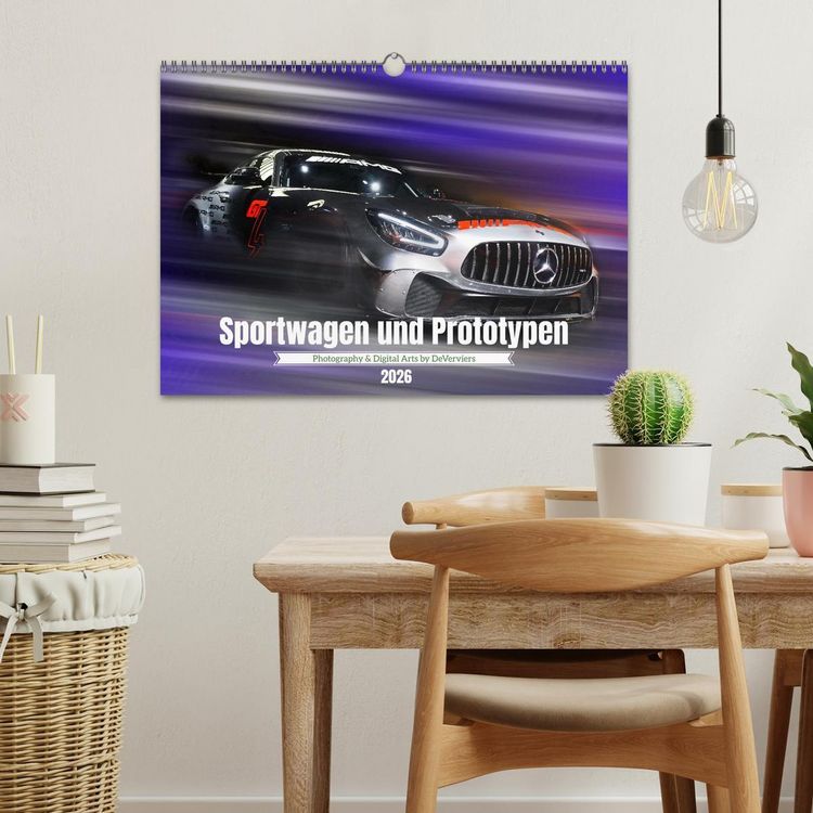 Produktbild: Sportwagen und Prototypen (Wandkalender 2026 DIN A3 quer), CALVENDO Monatskalender