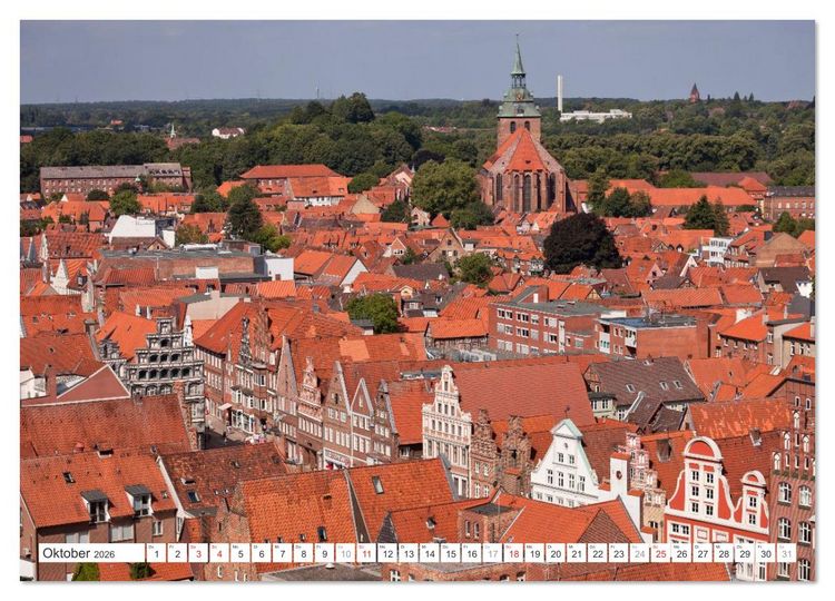 Produktbild: Niedersachsen - Hansestadt L&uuml;neburg (Wandkalender 2026 DIN A3 quer), CALVENDO Monatskalender