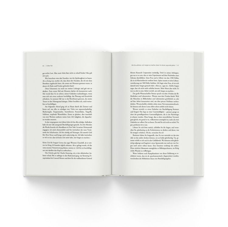 Produktbild: Die Neu&uuml;bersetzung von How to Stop Worrying and Start Living