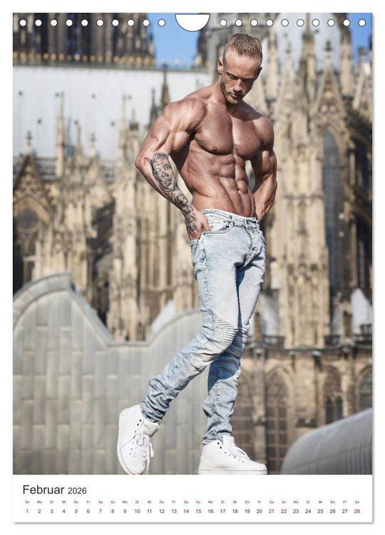 Produktbild: Men's Physique (Wandkalender 2026 DIN A4 hoch), CALVENDO Monatskalender