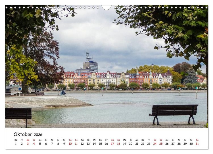 Produktbild: Konstanz - Juwel am Bodensee (Wandkalender 2026 DIN A3 quer), CALVENDO Monatskalender
