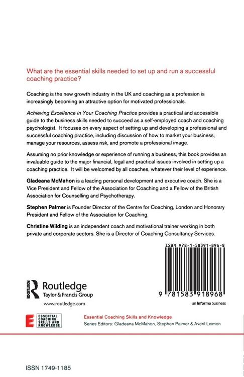 Produktbild: Achieving Excellence in Your Coaching Practice