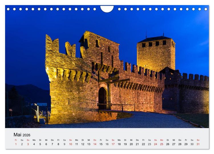 Produktbild: Tessin - Ticino (Wandkalender 2026 DIN A4 quer), CALVENDO Monatskalender