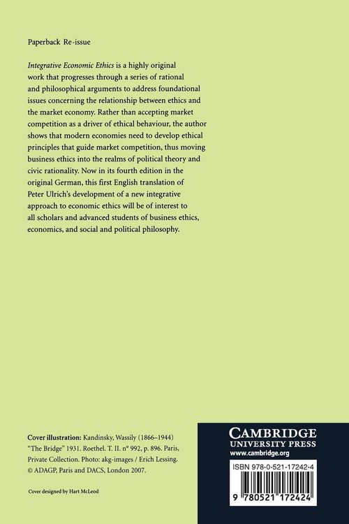 Produktbild: Integrative Economic Ethics