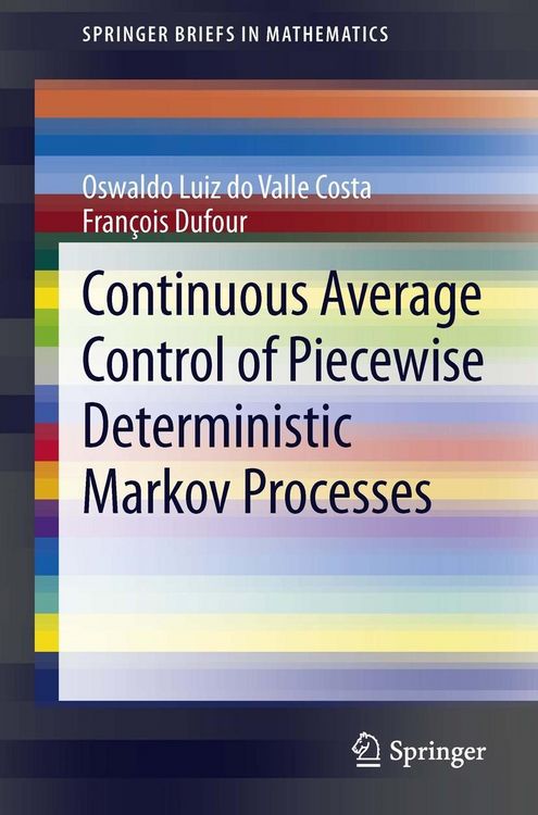 Produktbild: Continuous Average Control of Piecewise Deterministic Markov Processes