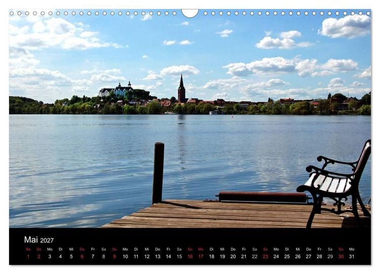 Produktbild: Pl&ouml;n - die Stadt am See (Wandkalender 2027 DIN A3 quer), CALVENDO Monatskalender