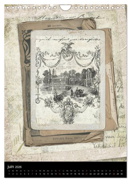 Produktbild: Le coffre vintage (Calendrier mural 2026 DIN A4 horizontal), CALVENDO calendrier mensuel