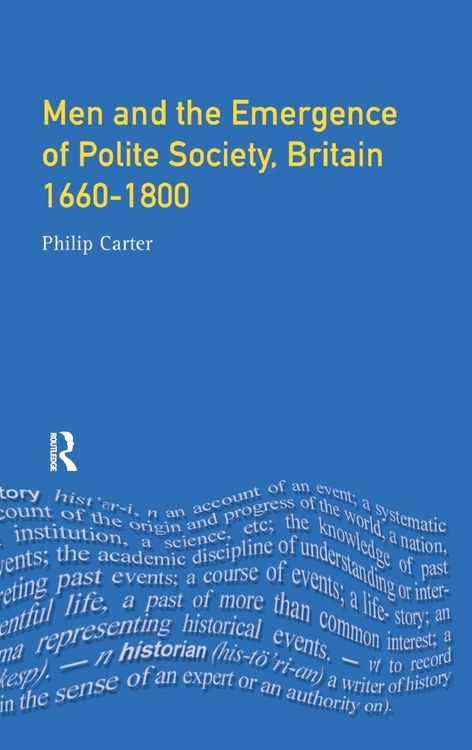 Produktbild: Men and the Emergence of Polite Society, Britain 1660-1800