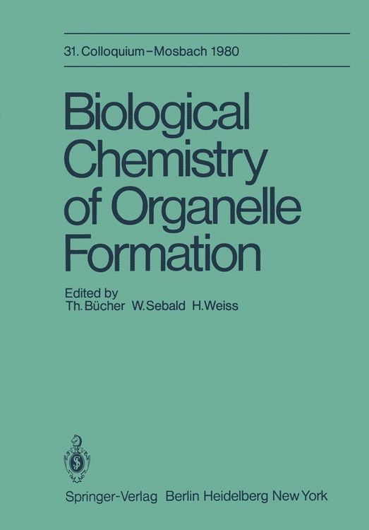 Produktbild: Biological Chemistry of Organelle Formation