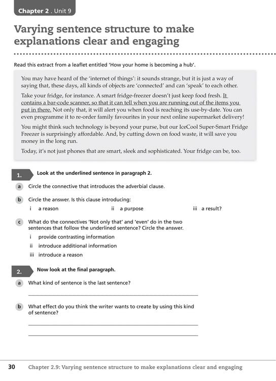 Produktbild: Lower Secondary English Workbook: Stage 8